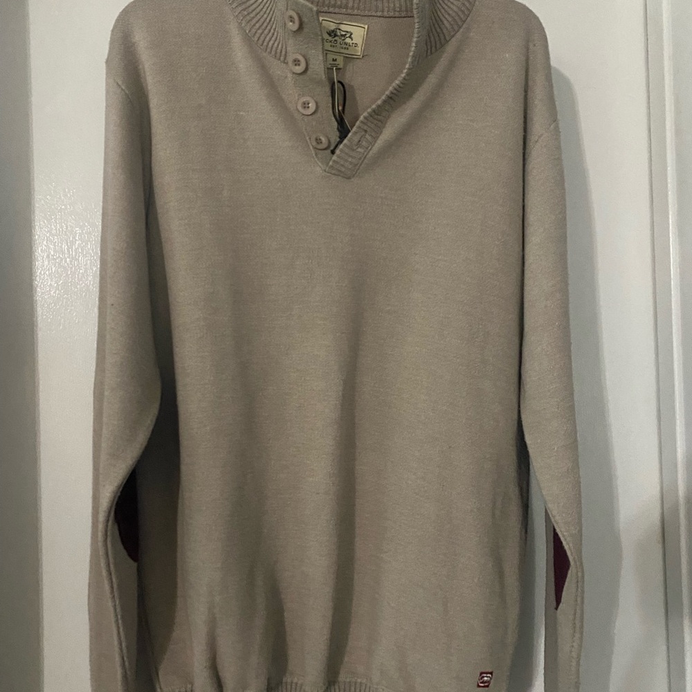 Ecko Unlimited Beige Sweater Street wear hip hop